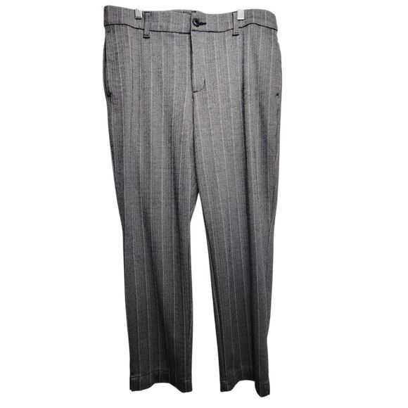 Lee Straight Leg Elastic Waist Gray Pants No Size Or Fabric Tag - Picture 1 of 9